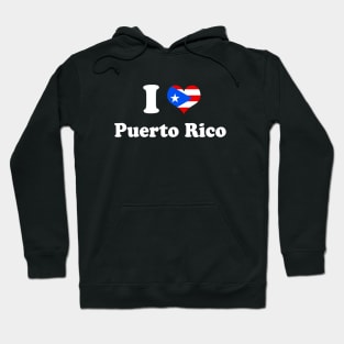 I Love Puerto Rico Puerto Rican Pride Boricua Hoodie